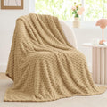 Camel Throw Blanket for Couch (Camel / Throw(50"x60"))