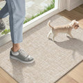 Ultra Thin Indoor Door Mat 17"x29" (Khaki / 1'5" X 2'5" (Rectangular))