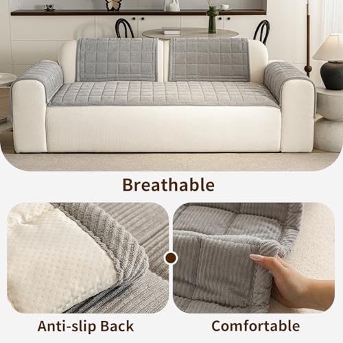 Couch Covers for Dogs (Light Grey / 1PC/27.6"x70.9")