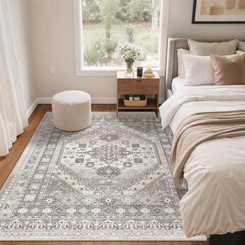 4x6 Area Rug for Entryway (Brown/Beige / 4' x 6' (Rectangular))