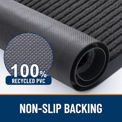 Front Door Mat 71x30 (Charcoal Grey / 71" X 30")