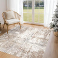 Square Area Rugs (Brown/Grey/Red / 5' x 5' (Square))