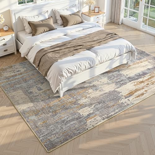 Washable 5x7 Camel Area Rug with Non (Camel / 5' x 7' (Rectangular))