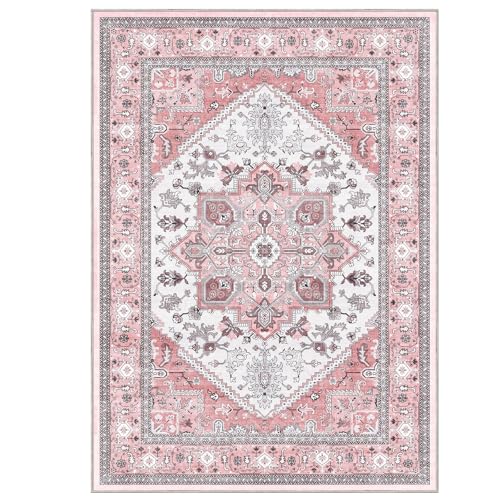 Soft Area Rugs 6x9 (6' x 9' (Rectangular) / Pink)