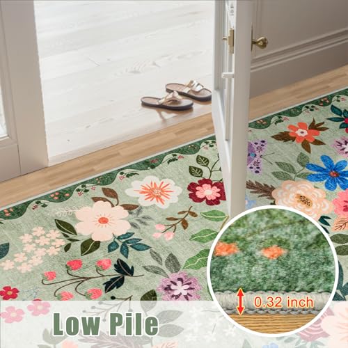 6x9 Area Rug Living Room (Green / 6' x 9' (Rectangular))