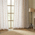 Boho Floral Light Filtering Curtains 96 Inch 2 Panels Linen Texture (Light Filtering Vintage Florals / 52"W x 96"L (Pack of 2))