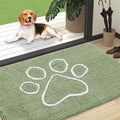 Dog Door Mat for Muddy Paws 47x32 (Sage Green / 47" X 32")