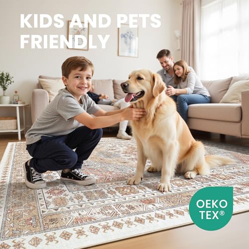 12x15 Area Rugs for Living Room (Orange / 12' x 15' (Rectangular))