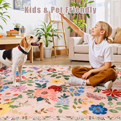 6x9 Area Rug Living Room (Beige / 6' x 9' (Rectangular))