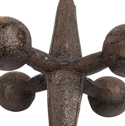 Retro Decorative Cast Iron Jack Figurine (Rust / 6 inches)