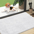 Dog Door Mat for Muddy Paws 47x32 (White / 47" X 32")