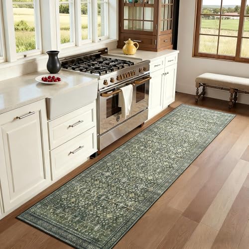 2x6 Area Rugs for Hallways (Green / 2' X 6' (Rectangular))