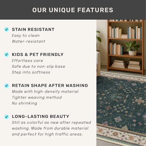 Dark Green 2x5 Kitchen Rug (2' x 5' (Runner) / Dark Green)