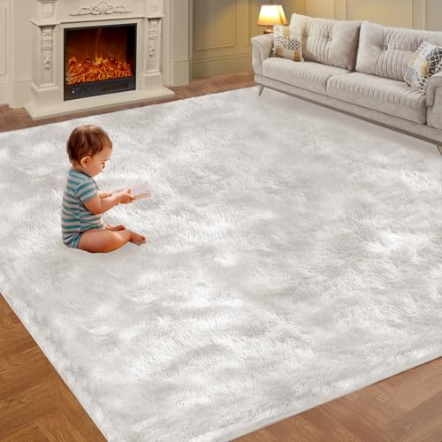Large Area Rugs for Living Room (Cream White / 6' x 9' (Rectangular))
