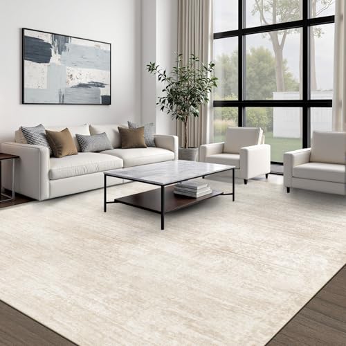 Area Rugs 9x12 for Living Room (Beige / 9' x 12' (Rectangular))