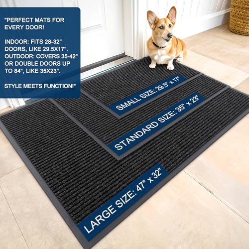 Front Door Mat 71x23 (Off-black / 71" X 23")