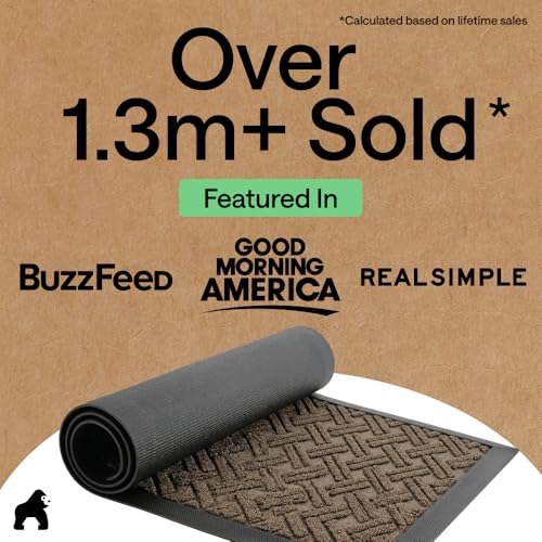 WeatherMAX Door Mat (Taupe Basket Weave / 29" x 17")