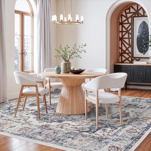 Washable 8x10 Living Room Rug (8' x 10' (Rectangular) / Brick)