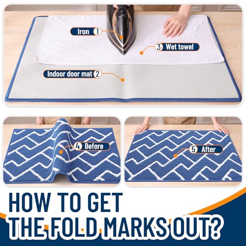 Front Door Mat 32x20 (Navy / 32" X 20")