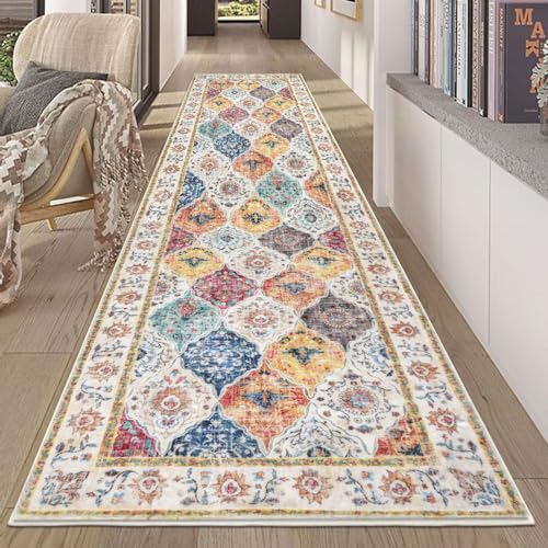 HEBE Hallway Runner Rug 2'8''x8' (Colorful / 2'8" x 8' (Rectangular))