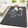 Dog Door Mat for Muddy Paws 59x35 (Dark Grey / 59" X 35")