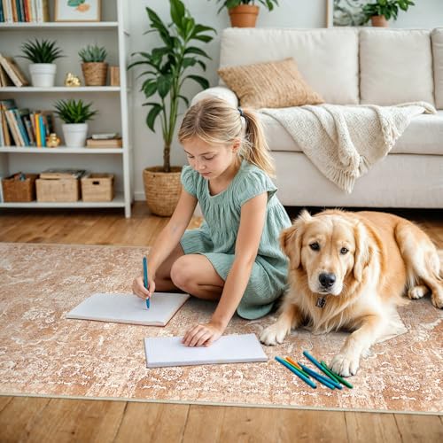 3x6 Washable Runner Rug (Brick / 3x6)