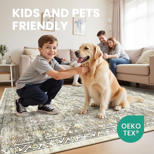 6x9 Area Rugs for Living Room (Beige/Brown / 6' x 9' (Rectangular))