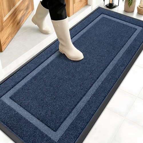 Front Door Mat Outside 59x20 (Blue / 59" x 20")