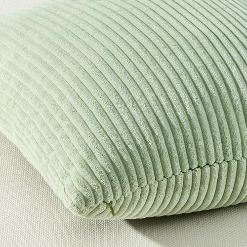 20x20 inch Decorative Sage Green Throw Pillow Covers (Sagegreen / 20" x 20" (Pack of 4))