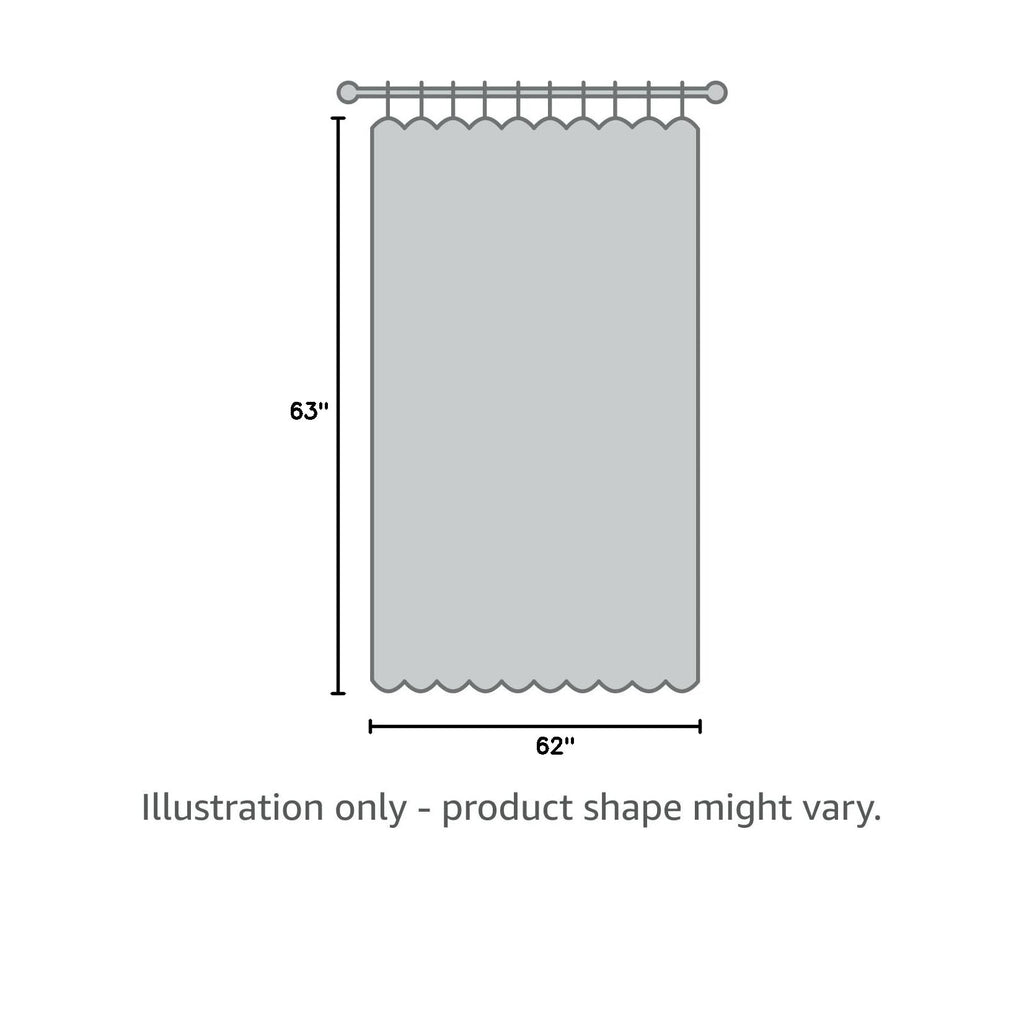 100% Blackout Curtain Panels (Navy / 62"W x 63"L (Pack of 2))