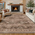 Brown 9x12 Living Room Rug (9' x 12' (Rectangular) / Brown)