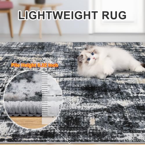 10x14 Area Rug Living Room (Black Gold / 10' x 14' (Rectangular))