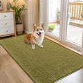 Dog Door Mat for Muddy Paws 54x32 (Willow Green / 54" X 32")