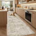 Washable 3x10 Hallway Runner Rug Non (Brown / 3' x 10' (Runner))