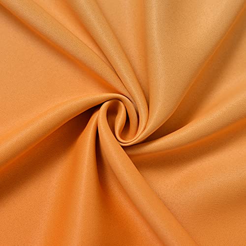 Orange Blue Ombre Curtains 52x54 Inche Long 2 (52"W x 54"L (Pack of 2) / Orange and Blue)