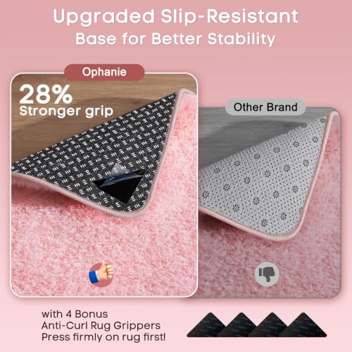 Pink Area Rugs for Bedroom Girls (5- Pink / 6' x 9' (Rectangular))