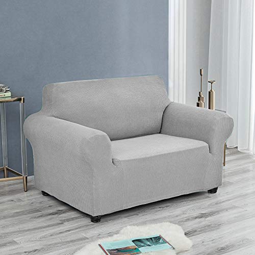 Stretch Chair Couch Cover (Silver / Small（35" - 55"）)