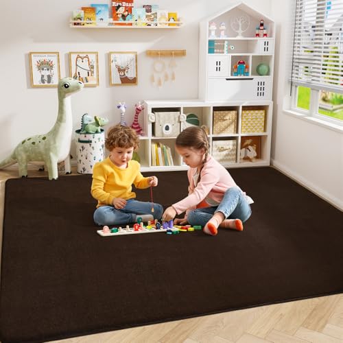 Large Area Rugs for Bedroom Living Room (6' x 9' (Rectangular) / Brown)