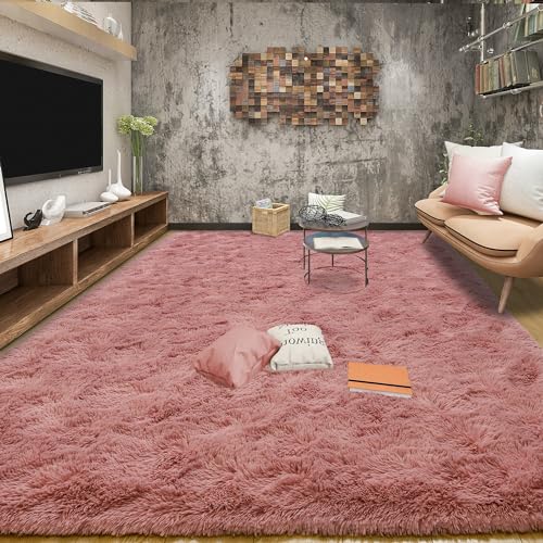 6x9 Blush Pink Area Rugs for Living Room Girls Bedroom (Blush / 6' X 9' (Rectangular))