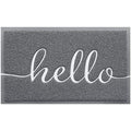 Door Mat Welcome Mat Floor Mat for Entryway (Grey / 1'6" x 2'6" (Rectangular))