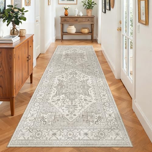 Hallway Runner 3x8 (Beige/Brown / 3' x 8' (Runner))