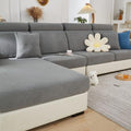 Sofa Covers Couch Covers for Sofa Pet Friendly Couch Cushion Covers Universal Sofa Covers Washable Stretch Slipcovers for Sectional Sofa (Texture Gray / Headrest Cover)