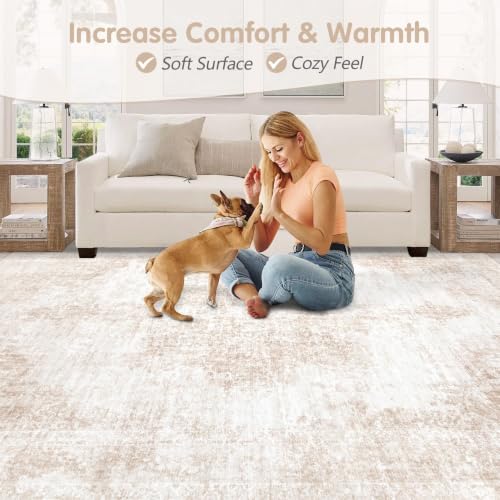 Area Rugs 8x10 Vintage Rug (Beige/Brown / 8' X 10' (Rectangular))