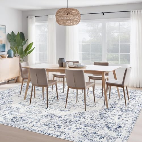 8x10 Area Rugs for Living Room (Blue / 8' x 10' (Rectangular))