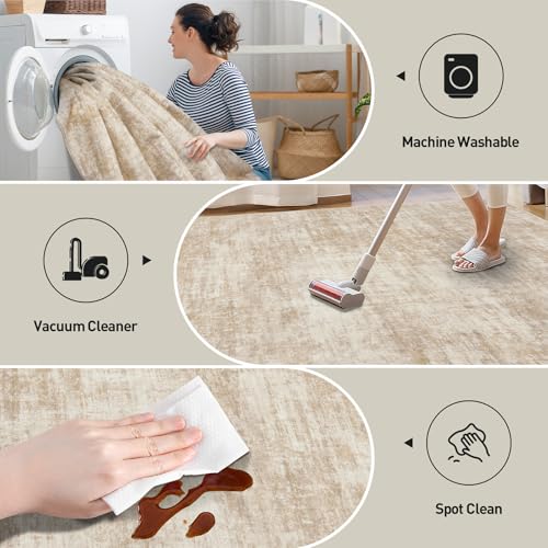 9x12 Area Rugs for Living Room (Beige / 9' x 12' (Rectangular))