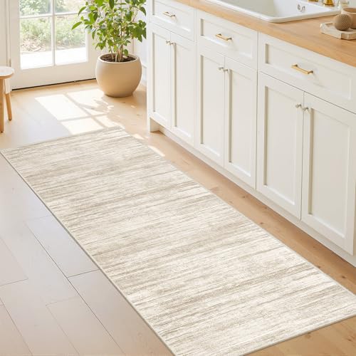 2x6 Runner Rug Non Slip (Brown/Beige / 2' x 6' (Runner))