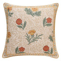 French Vintage Linen Throw Pillow Cover (18" x 18" (Pack of 1) / Rosasilvestre a)