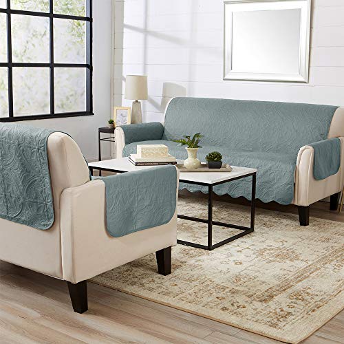 Reversible Recliner Cover (Recliner / Mirage Gray / Flax)
