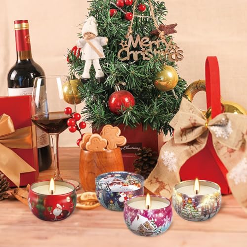16Pack Christmas Scented Candles (16 Colour)