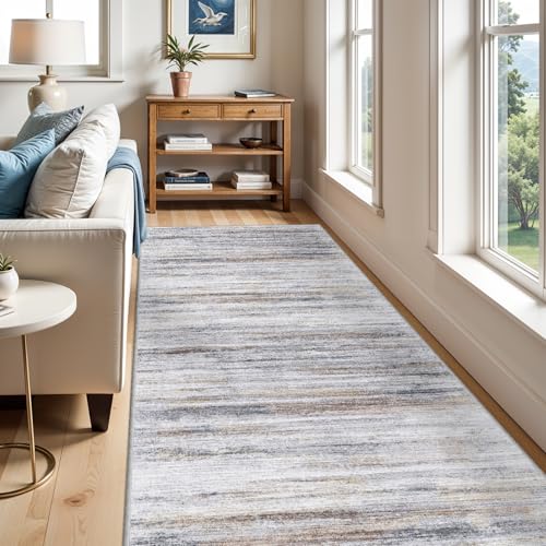 Large Runner Rugs for Hallway 4x18 (Beige/Grey / 4' x 18' (Runner))